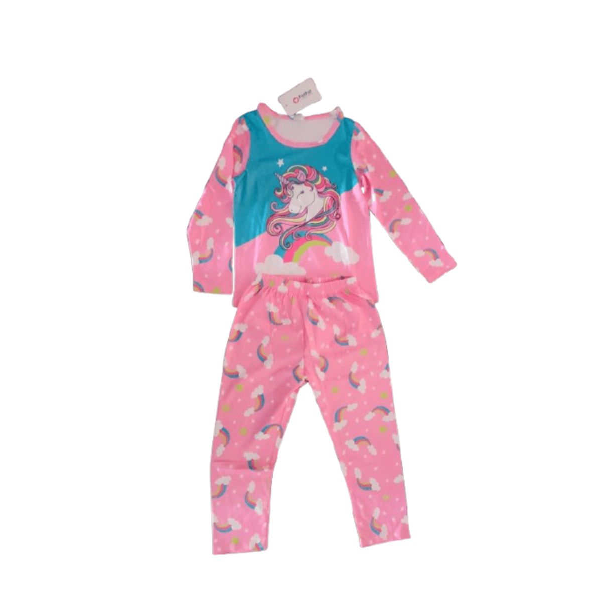 GENERICO - Pijama de dos piezas niña Unicornio