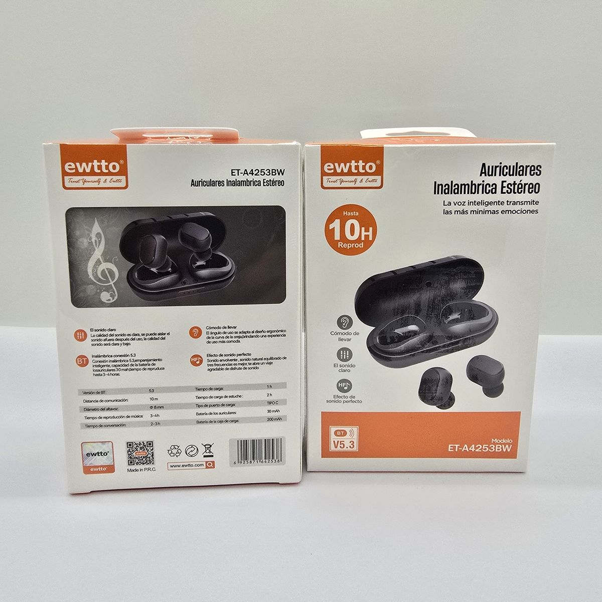 EWTTO - AUDIFONO BT EWTTO INALAMBRICA ESTEREO 10HORAS V53
