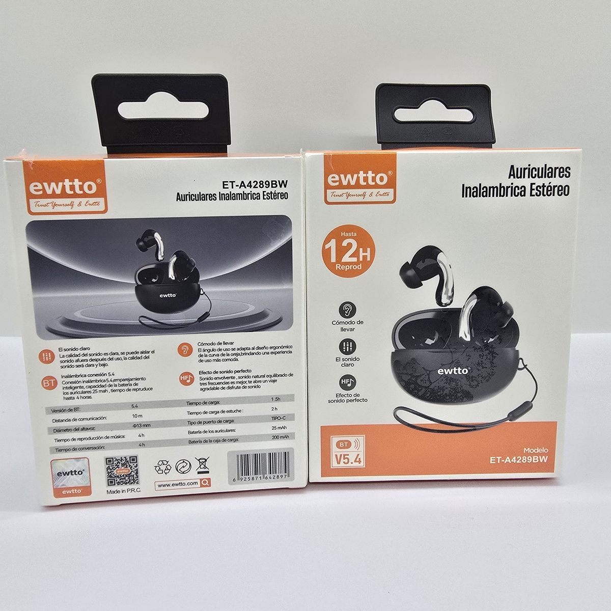 EWTTO - AUDIFONO BT EWTTO INALAMBRICA ESTEREO 12HORAS V54