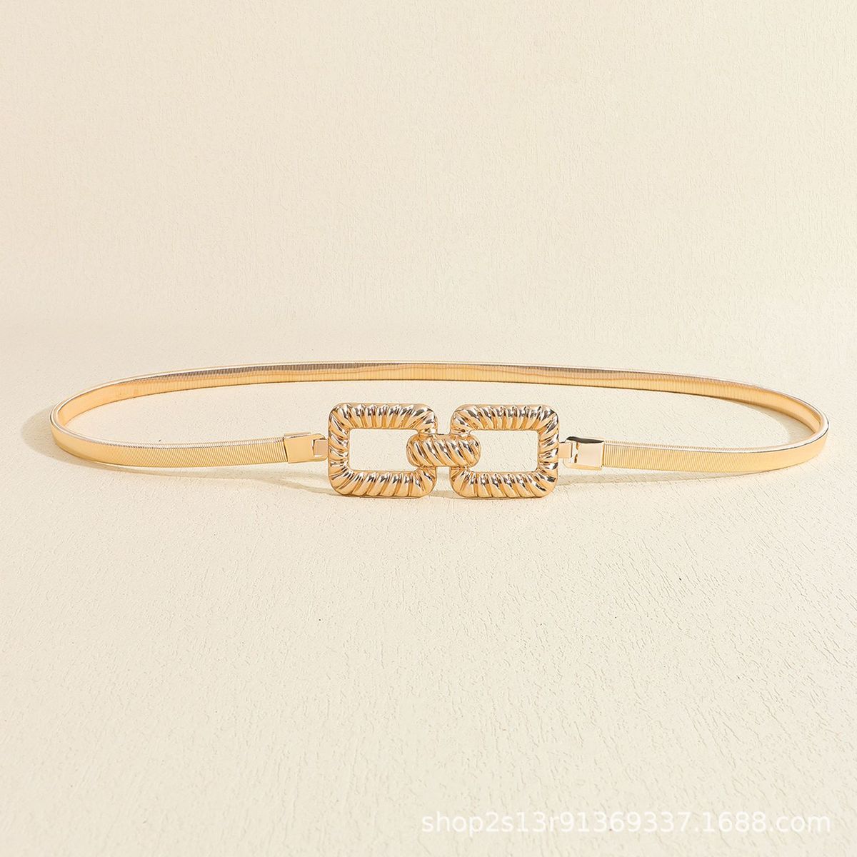 KAST PE - Correa Carmela Elástica para Mujer  Dorado