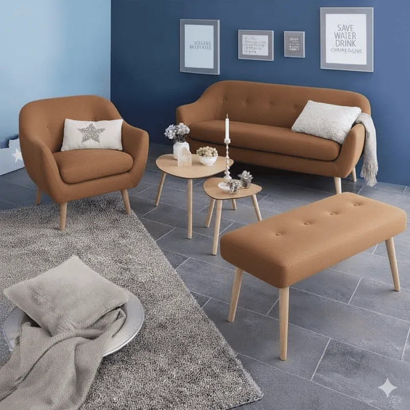 GENERICO - SOFÁ 2,1 Y BUTACA  LAIT