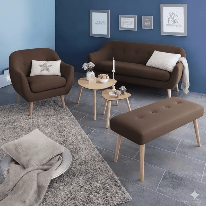 GENERICO - SOFÁ 2,1 Y BUTACA  LAIT