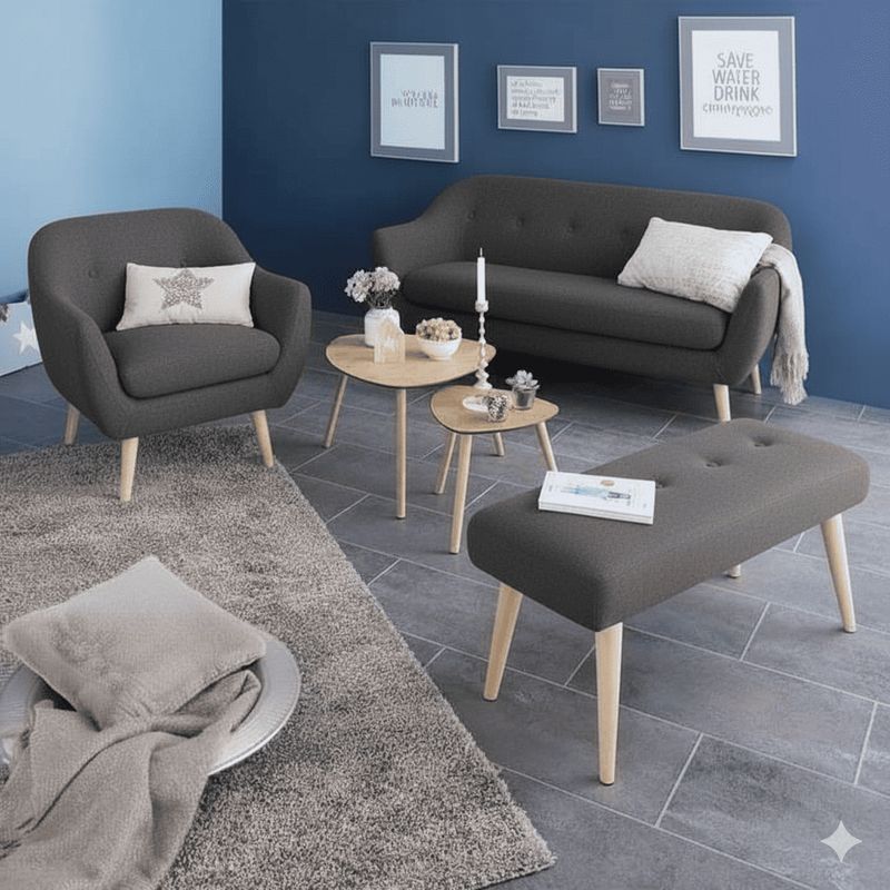 GENERICO - SOFÁ 2,1 Y BUTACA  LAIT