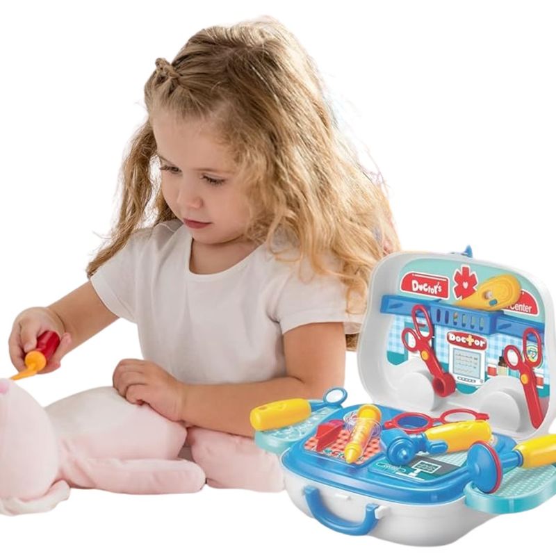 GENERICO - Set Médico Portátil Doctor Kids - Little Doctor en Maletín