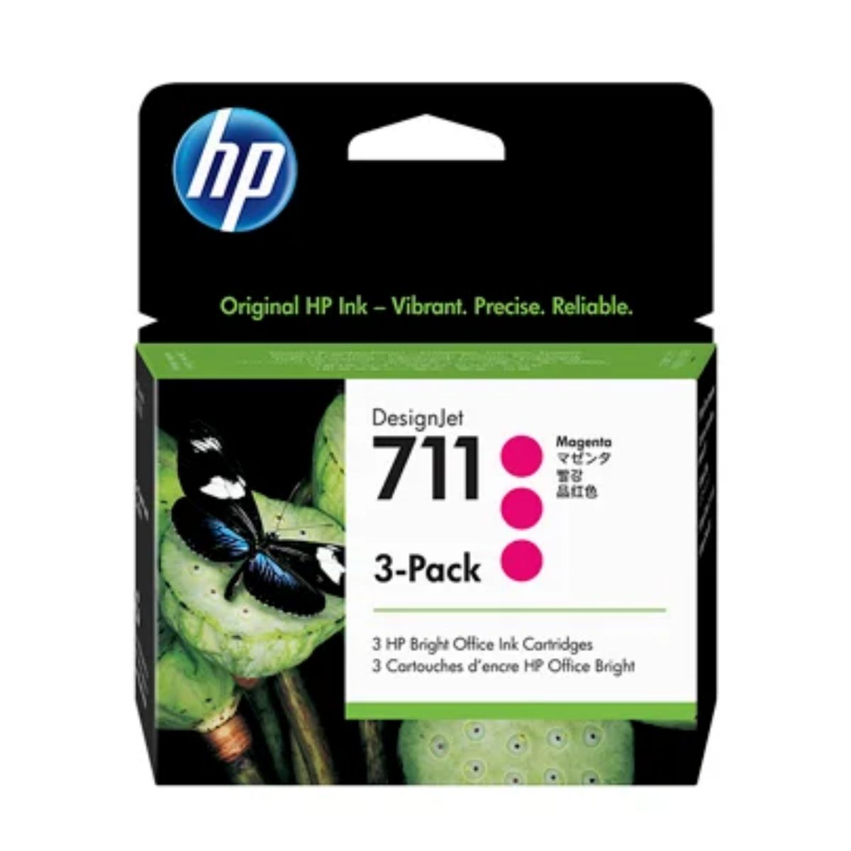 HP - TINTA HP 711 MAGENTA 3 PACK CZ135A