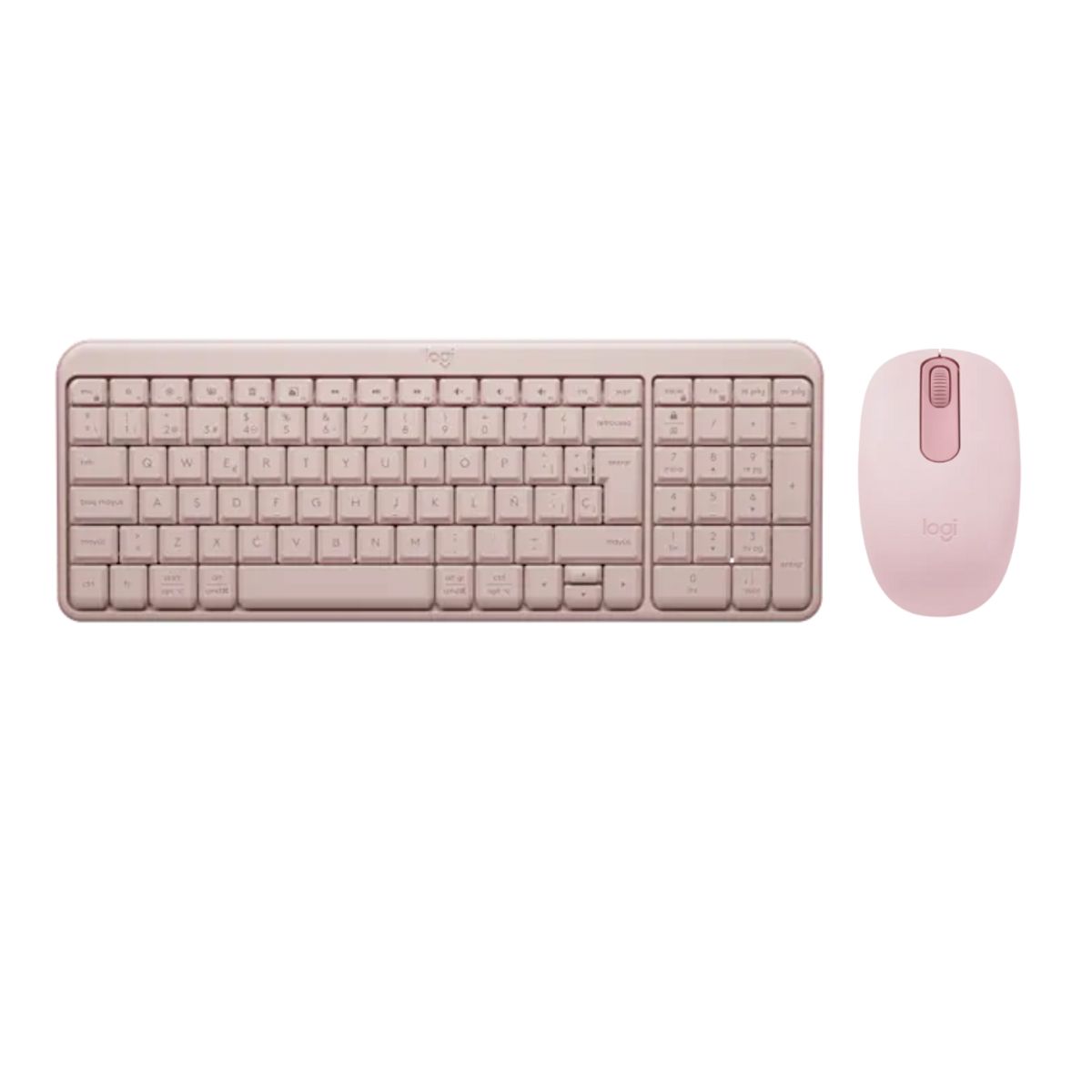 LOGITECH - Combo Logitech Bluetooth Teclado K250 y Mouse M196 Inalámbrico Rosado