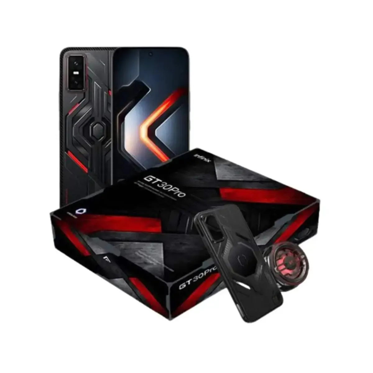 INFINIX - INFINIX GT 30 PRO 5G - 12GB+12GB 512GB - GT GAMING KIT - DARK FLARE/ EQUIPO REGISTRADO