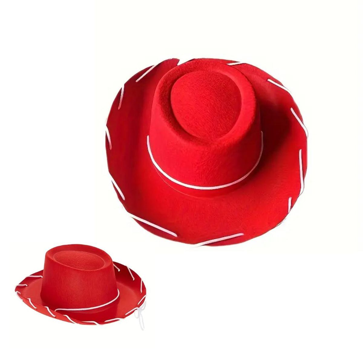 GENERICO - Sombrero vaquera Jessy rojo