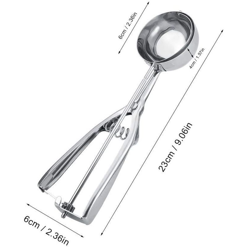 GENERICO - CUCHARA PARA HELADO 6 CM POSTRE, FRUTA, SANDÍA, GALLETAS