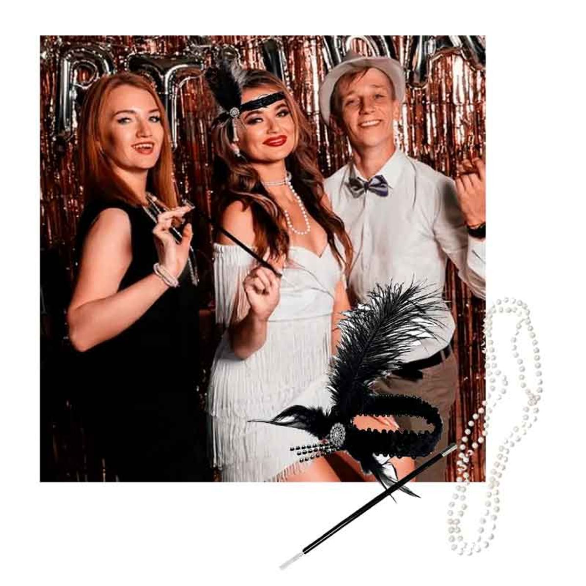 GENERICO - Set Charleston inspirado en los años 20