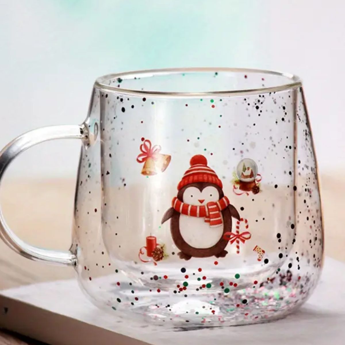 GENERICO - Taza con doble fondo NAVIDEÑA