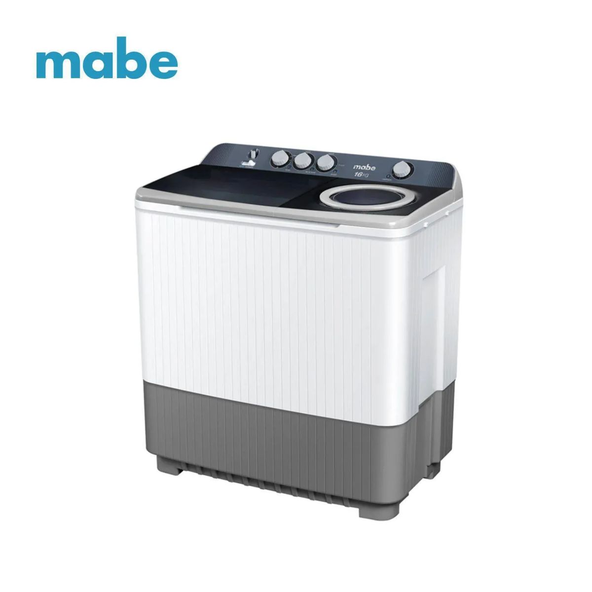 MABE - LAVADORA SEMIAUTOMÁTICA MABE - LMD6124PBBB0 DE 16KG BLANCA