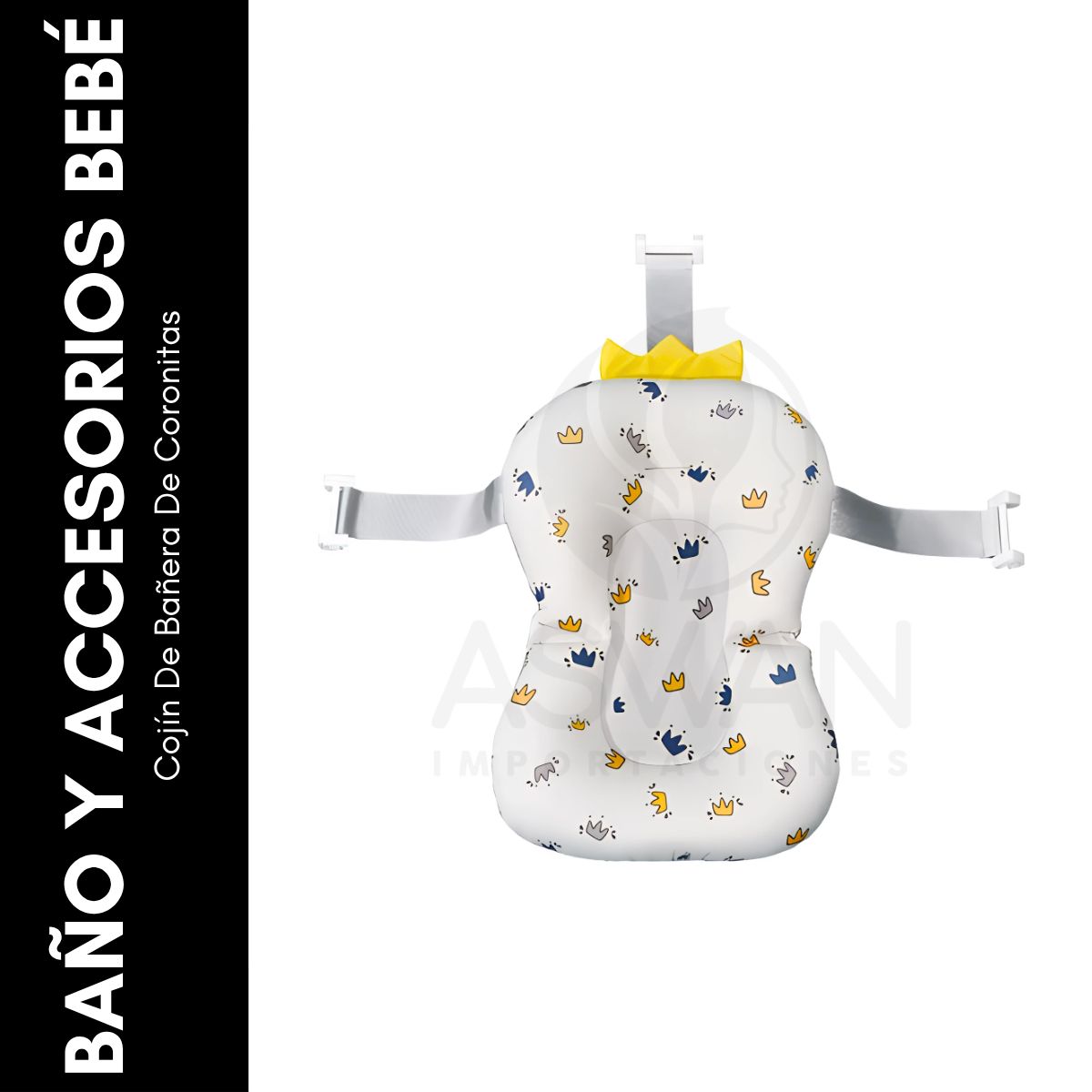GENERICO - Cojín De Bañera De Coronitas