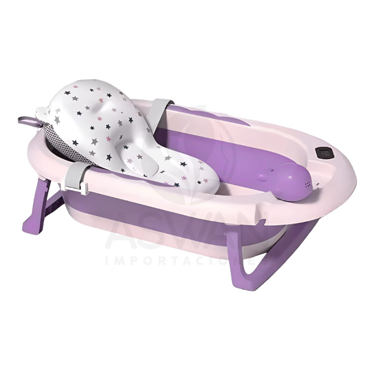 GENERICO - Bañera Plegable De Ballenita Morado
