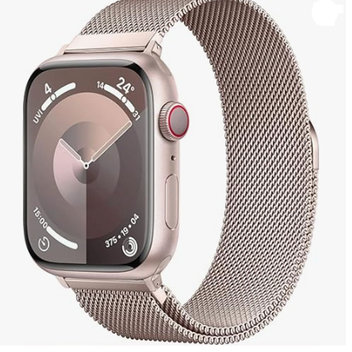 GENERICO - Correa Milanesa para Apple Watch 45mm - Oro rosa