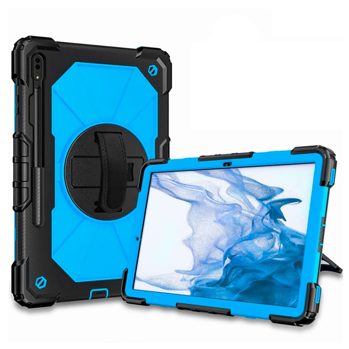 GENERICO - Funda para Lenovo Tab M10 Plus 2da Gen 103 Armor Azul