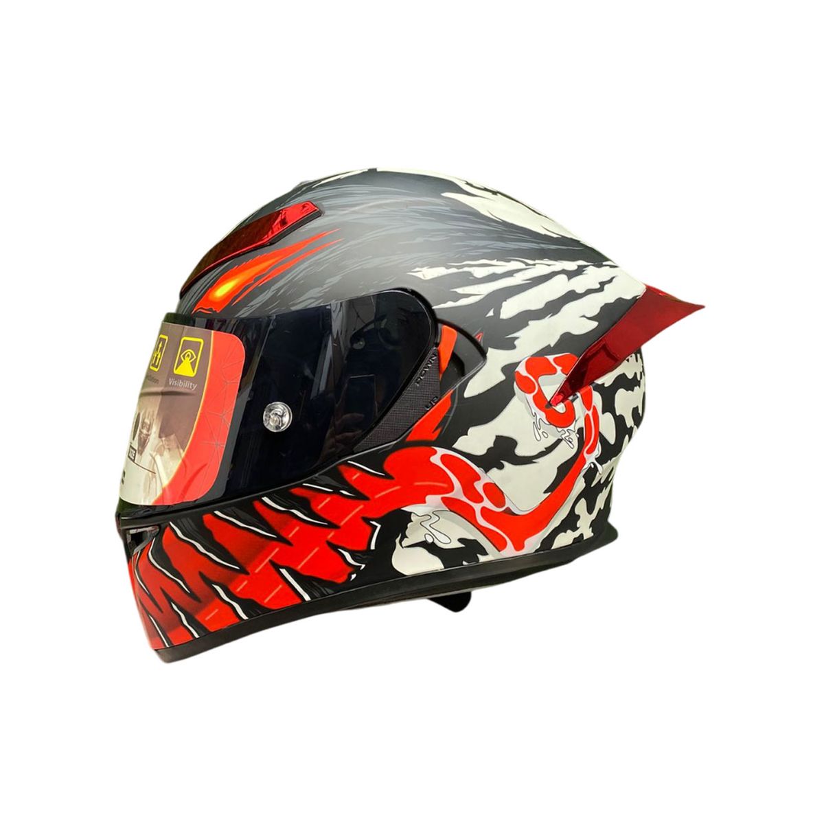 CES - CASCO MOTO AXOR EX BIHR ZAFIRO ANTIVENOM DOBLE VISOR