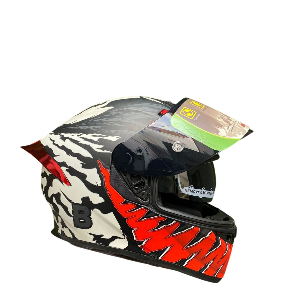 CES - CASCO MOTO AXOR EX BIHR ZAFIRO ANTIVENOM DOBLE VISOR