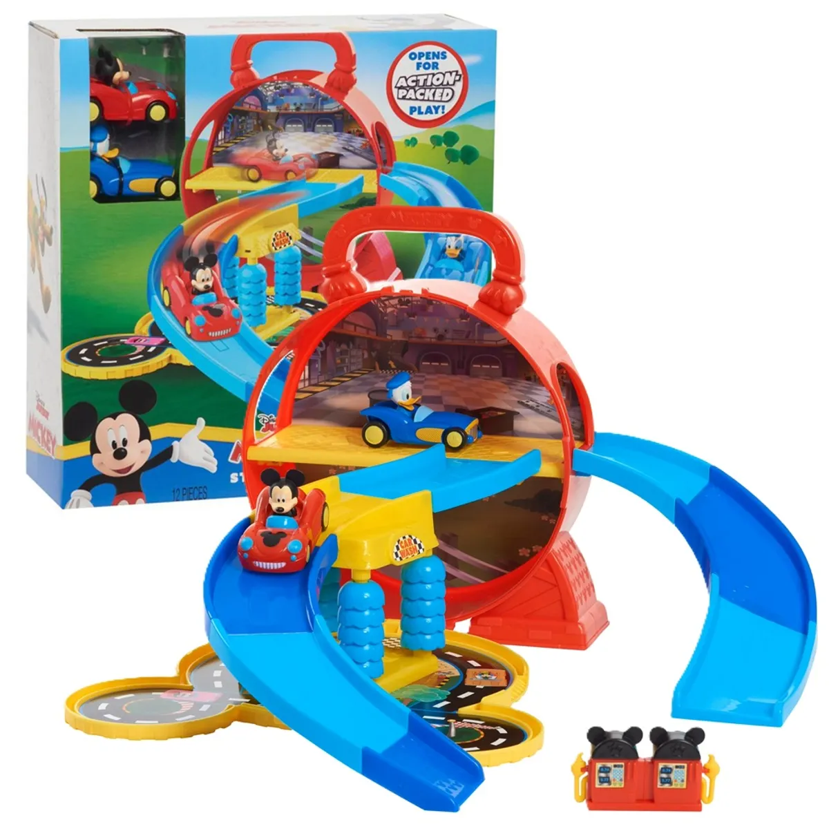 MICKEY MOUSE - Mickey Mouse Pista Garaje Stow n’ Go