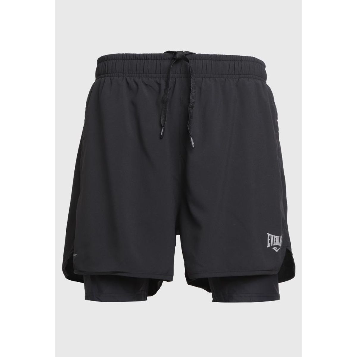 EVERLAST - Short Manila Con Licra Everlast Negro