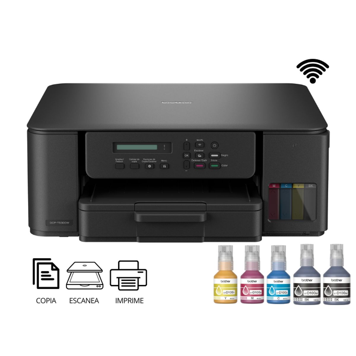 BROTHER - IMPRESORA MULTIFUNCIONAL BROTHER DCP-T530DW WIRELESS