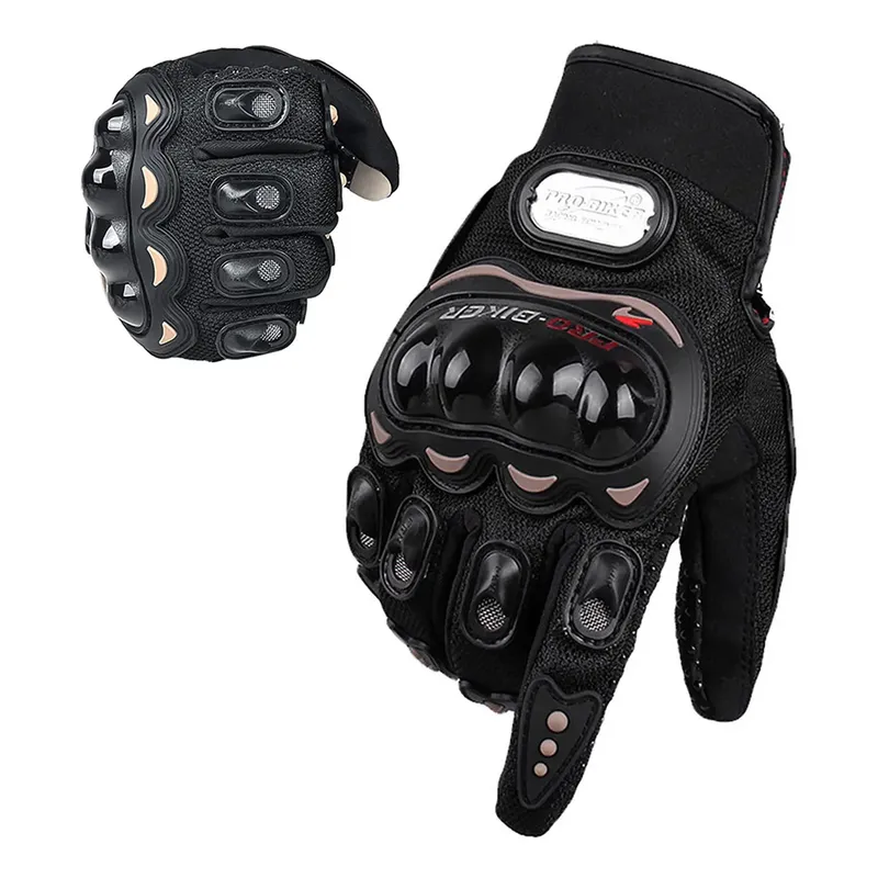 JET - Guantes Para Moto Con Protección Primavera Verano Pro Biker