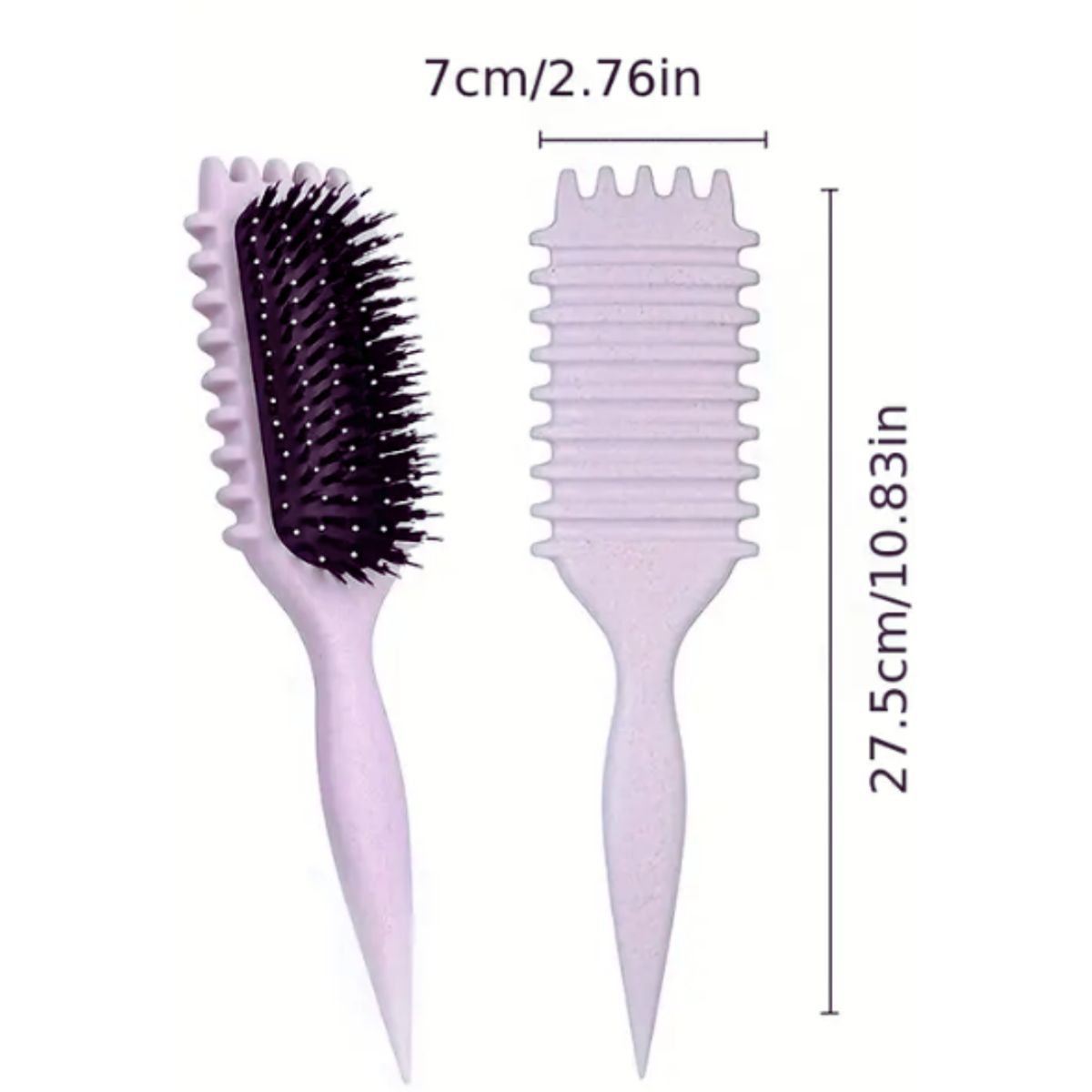 GENERICO - KIT DE PEINADO PARA EL CABELLO RIZADO X 6 COLOR LILA