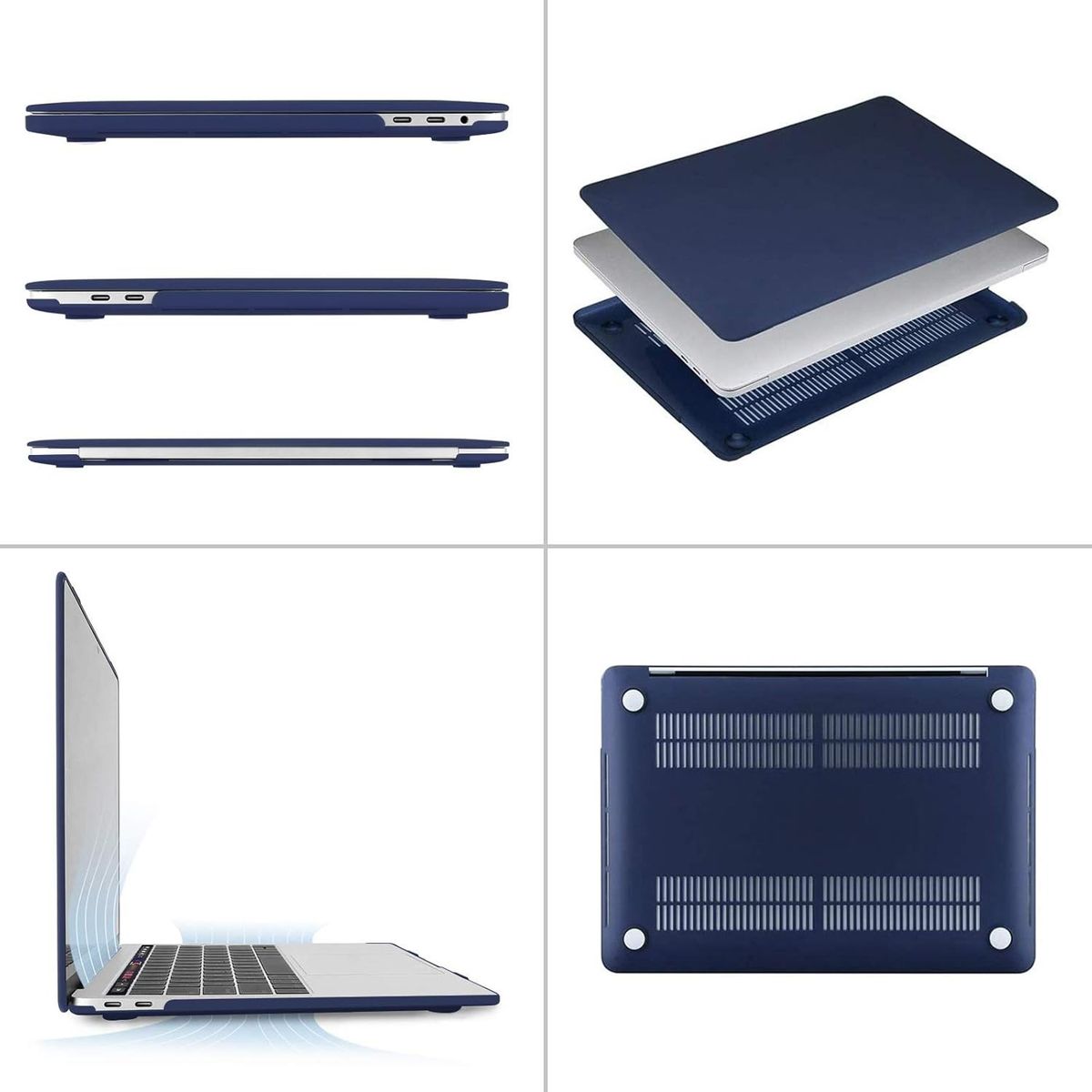 GENERICO - Funda Case Protector para Macbook PRO M1 - M2 13.3 " - AZUL OSCURO