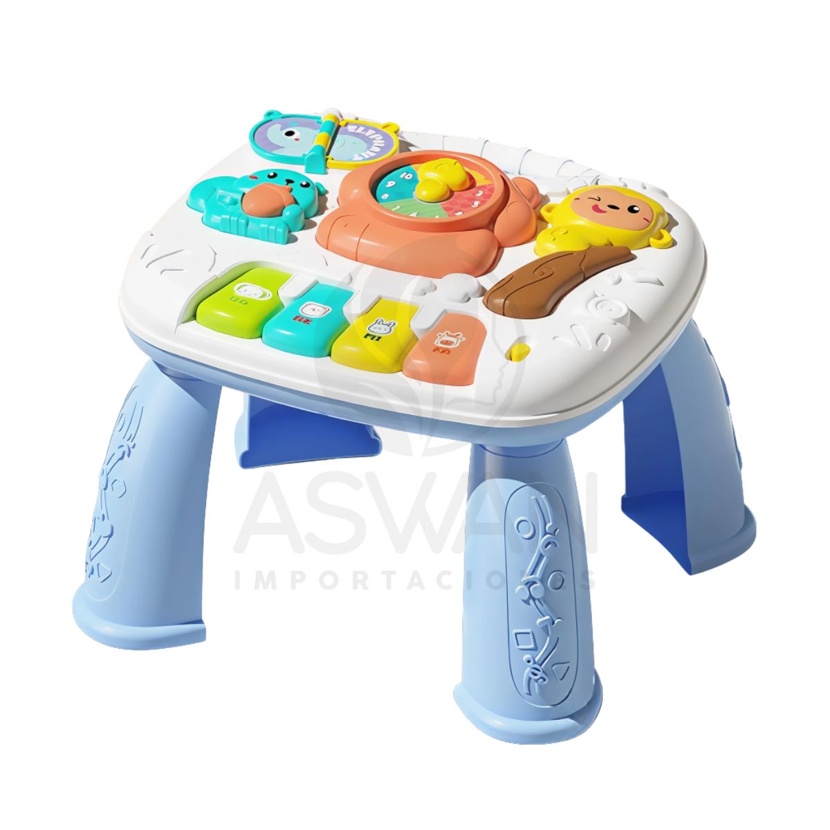 GENERICO - Mesita Multifuncional Monito Small Celeste