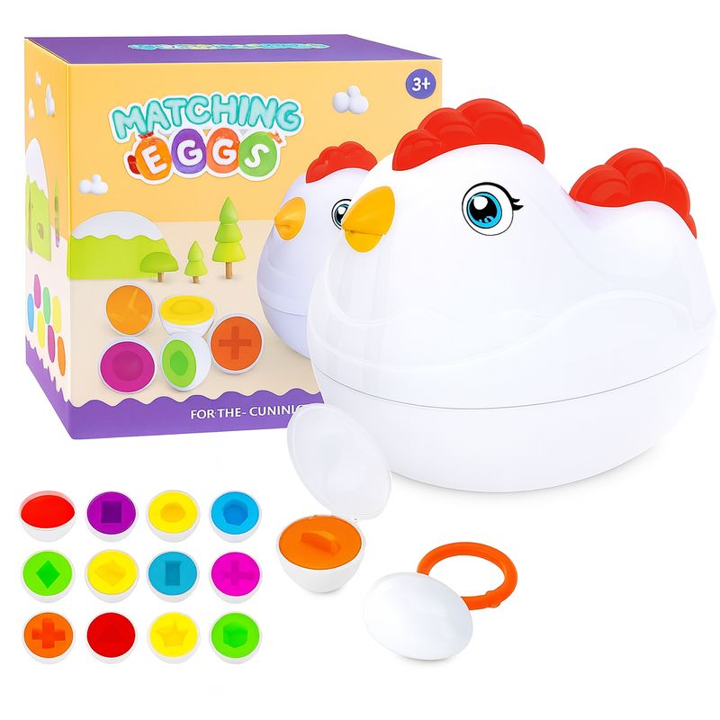 GENERICO - Gallina Educativa con Huevitos Didácticos