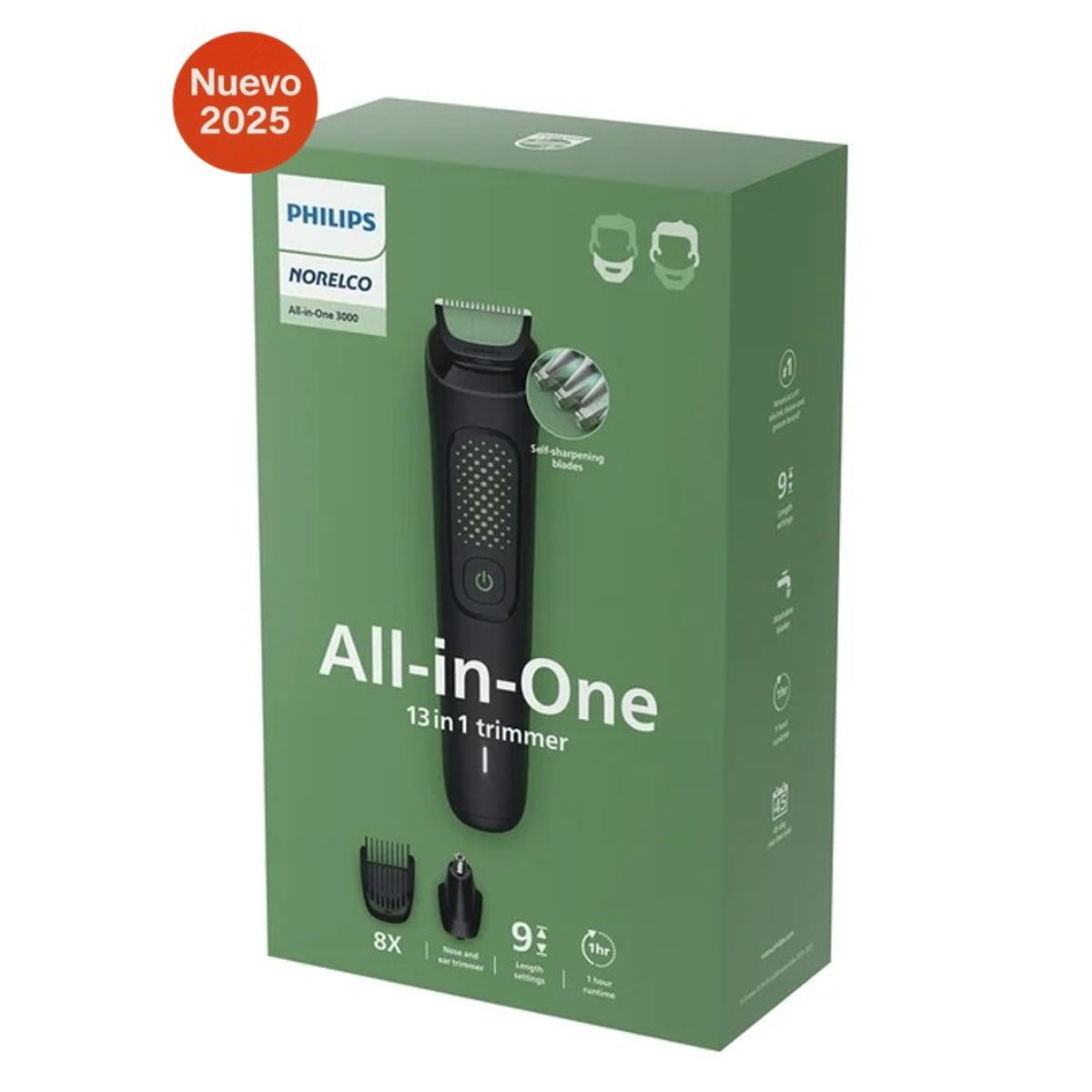 PHILIPS - Philips Rasuradora Cortabarba Norelco™ Mg3919/50 - 13 Piezas