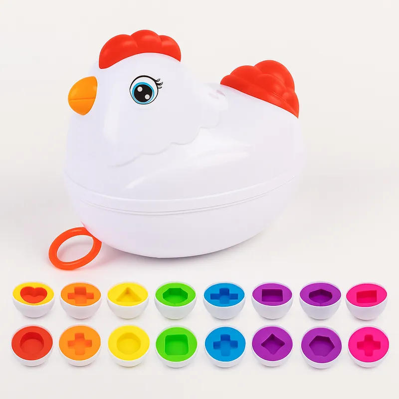 GENERICO - Gallina Didáctica con Huevitos de Colores