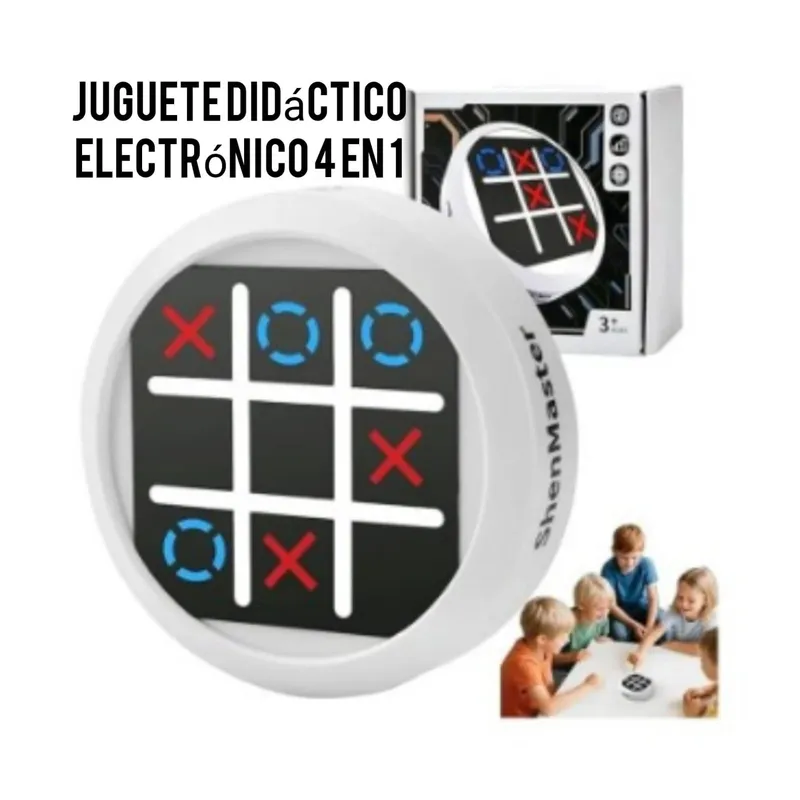 OEM - JUEGO DIDACTICO ELECTRONICO  MICHI PORTATIL  4 EN 1