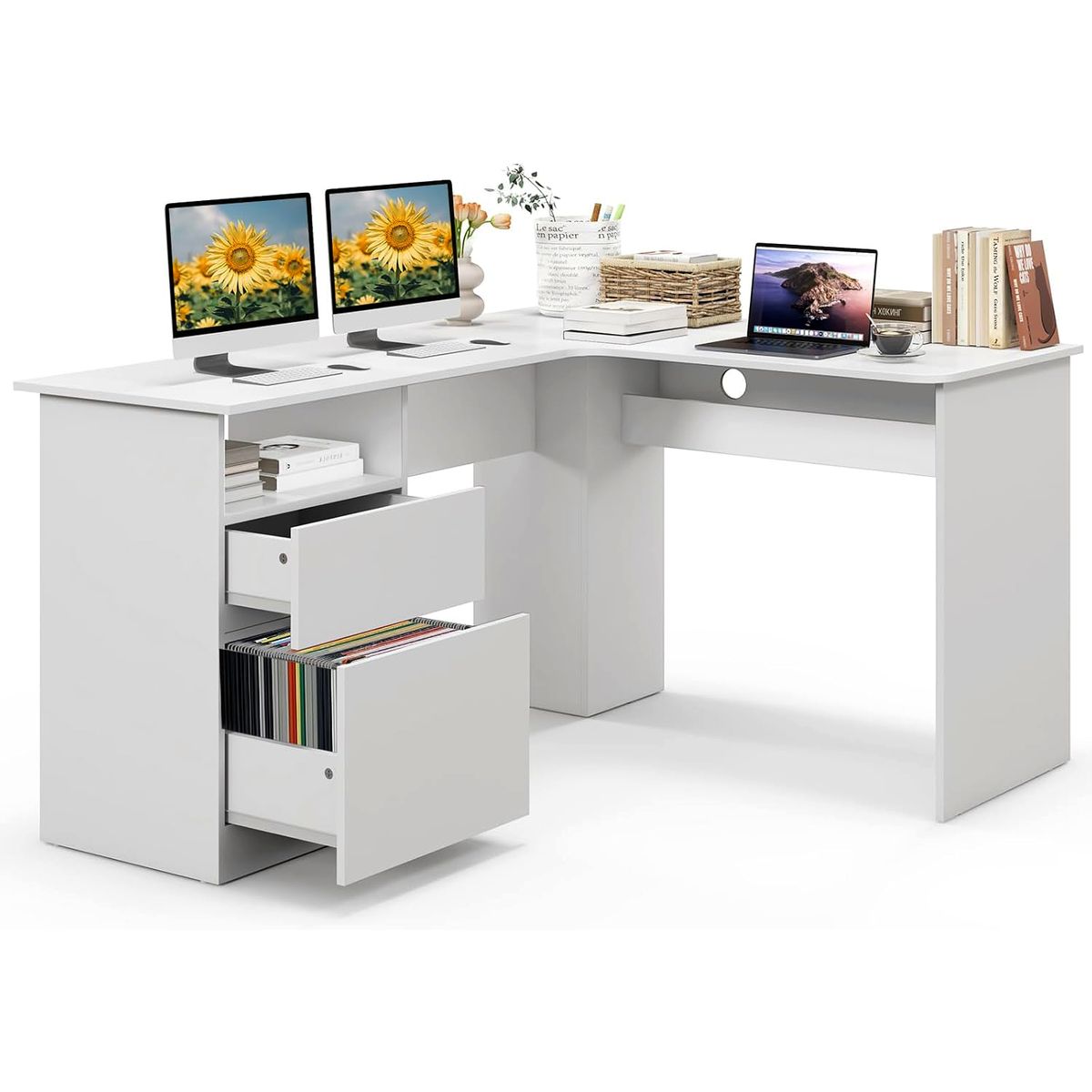 DIBA MUEBLES - Escritorio Ejecutivo en L Congo