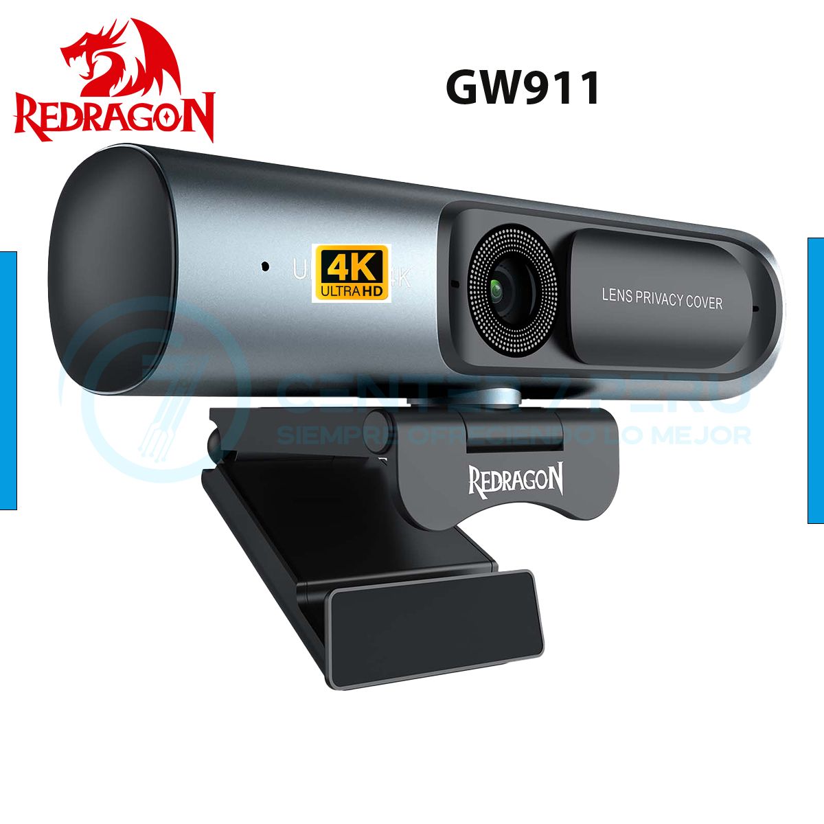 REDRAGON - Cámara Web Redragon GW911 CYBERLENS 4K