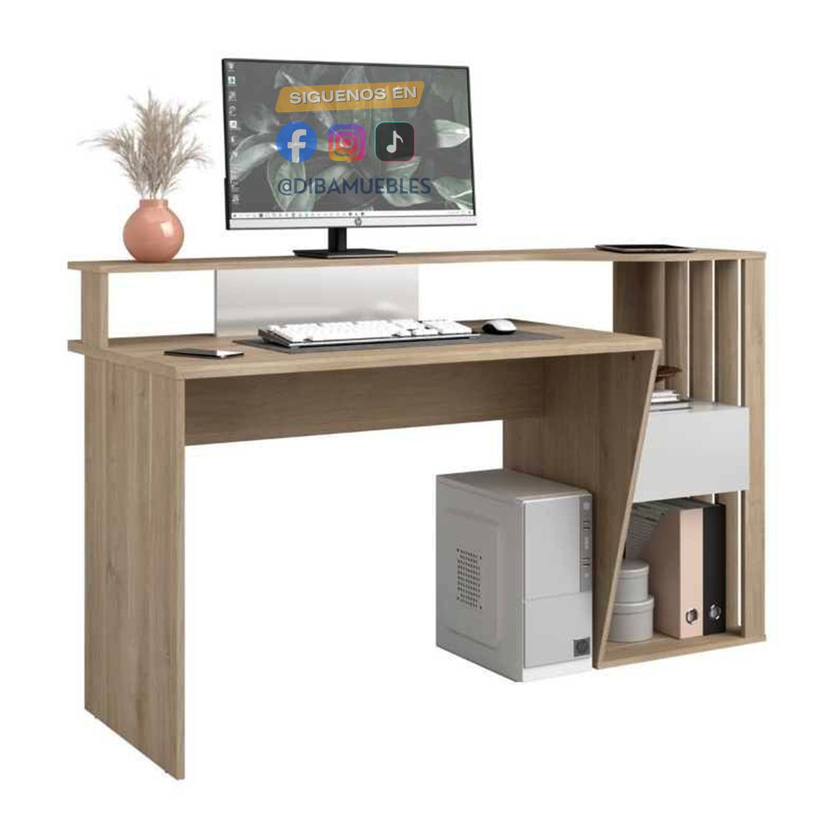 DIBA MUEBLES - Escritorio Ejecutivo Falux Duna DIBA Muebles