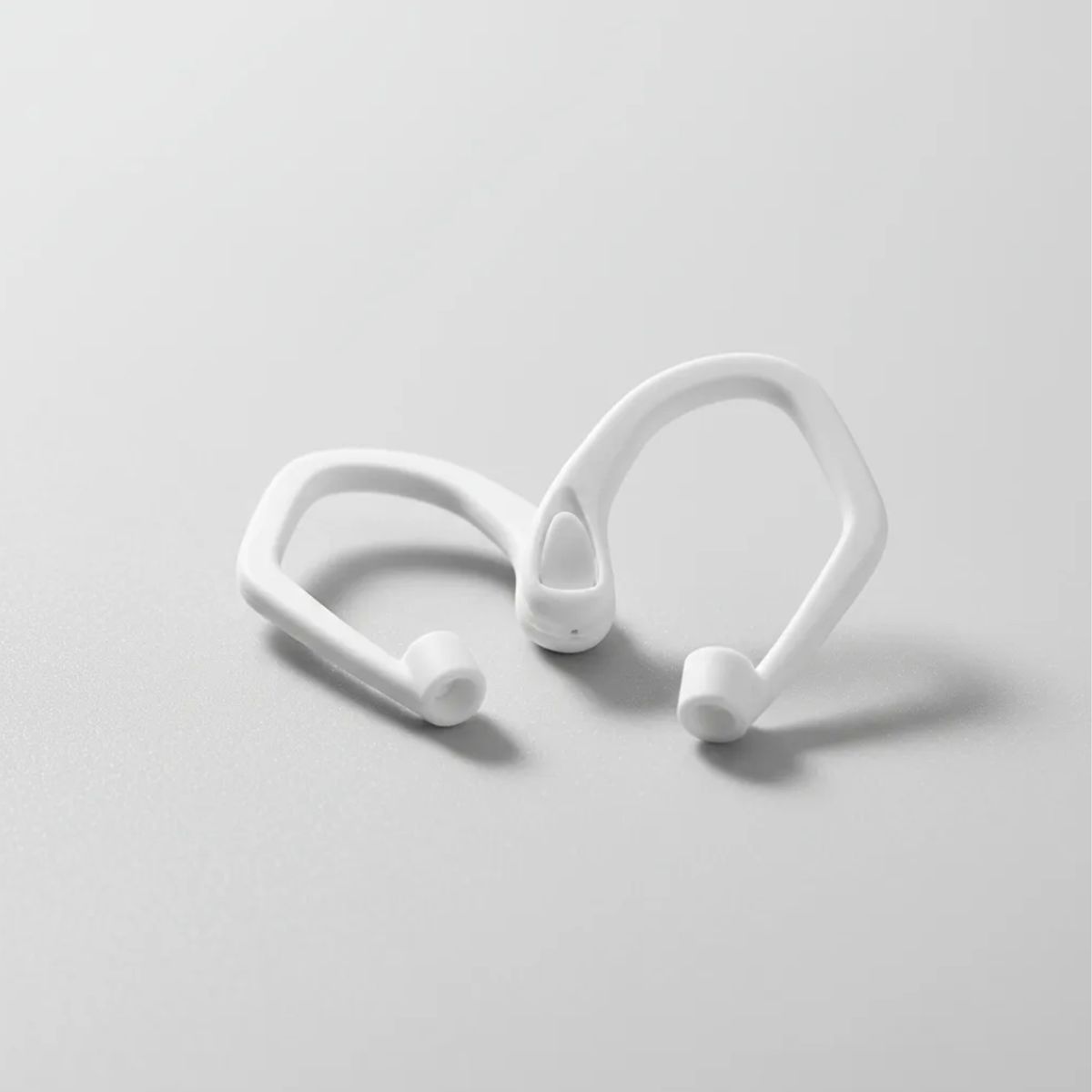 GENERICO - Clip Sujetador Gancho Antiperdida de silicona para AirPods Pro 12 - blanco