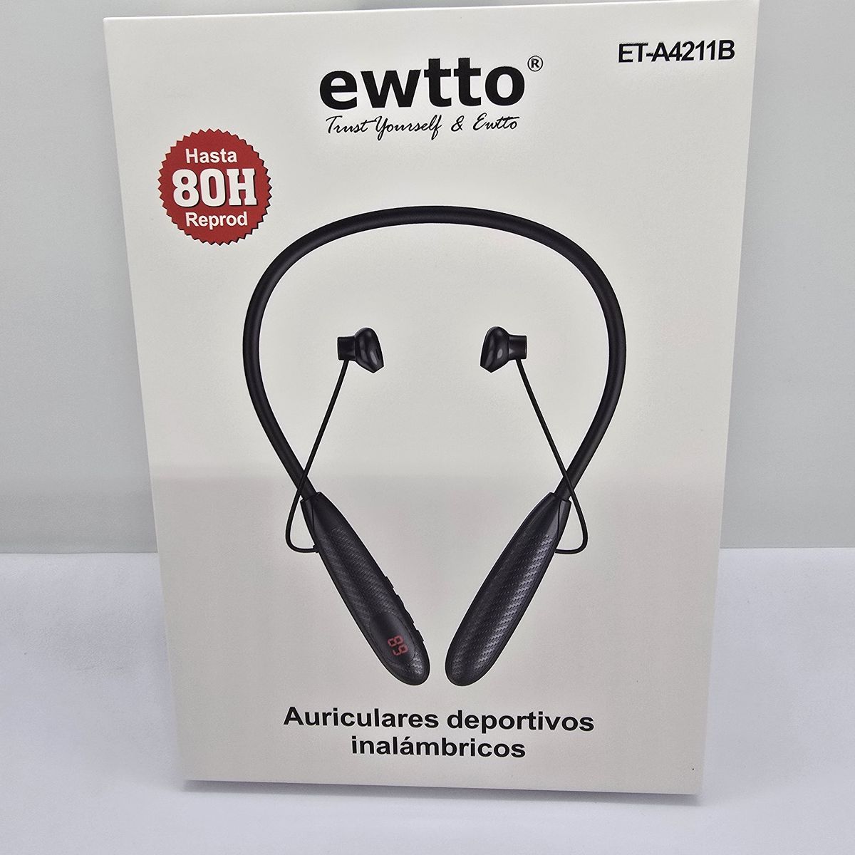EWTTO - AUDIFONO BT EWTTO DEPORTIVOS 80HORAS INALAMBRICOS