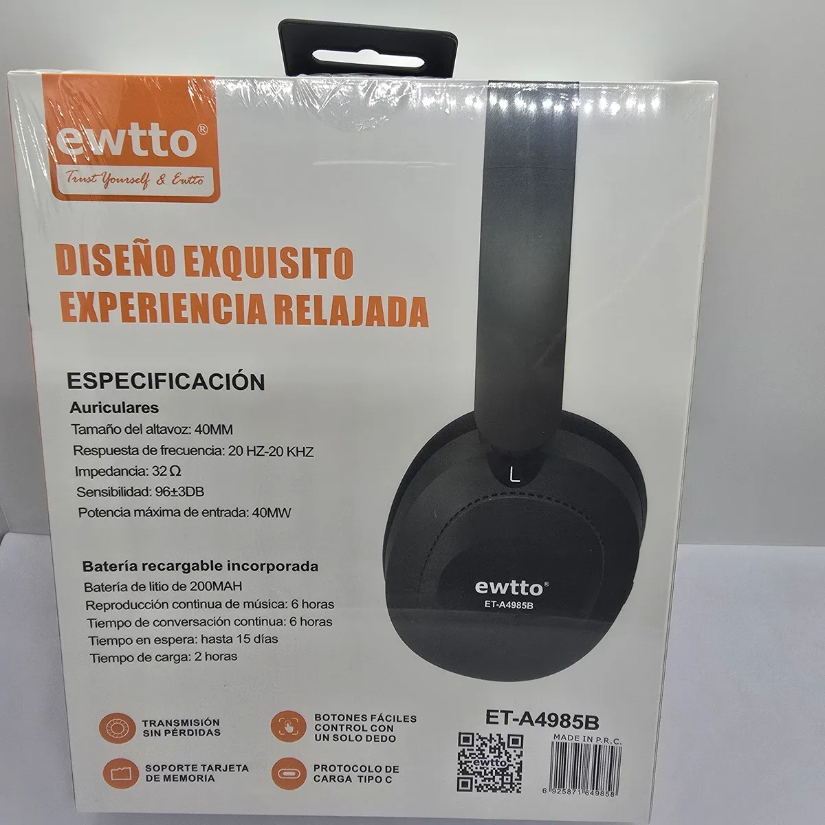 EWTTO - AUDIFONO BT EWTTO VINCHA LIGERO
