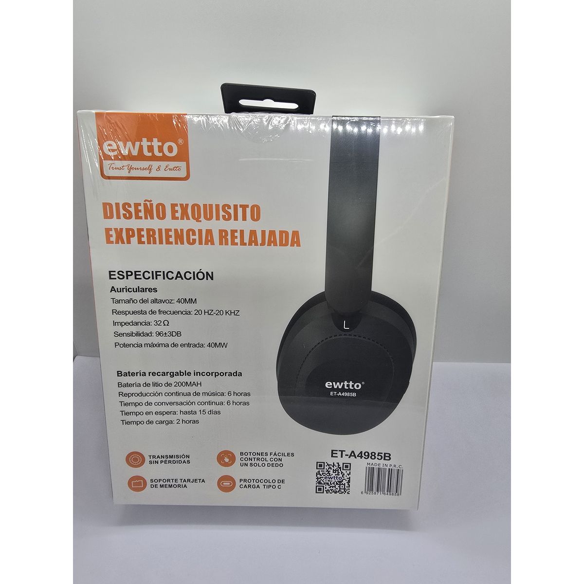 EWTTO - AUDIFONO BT EWTTO VINCHA LIGERO