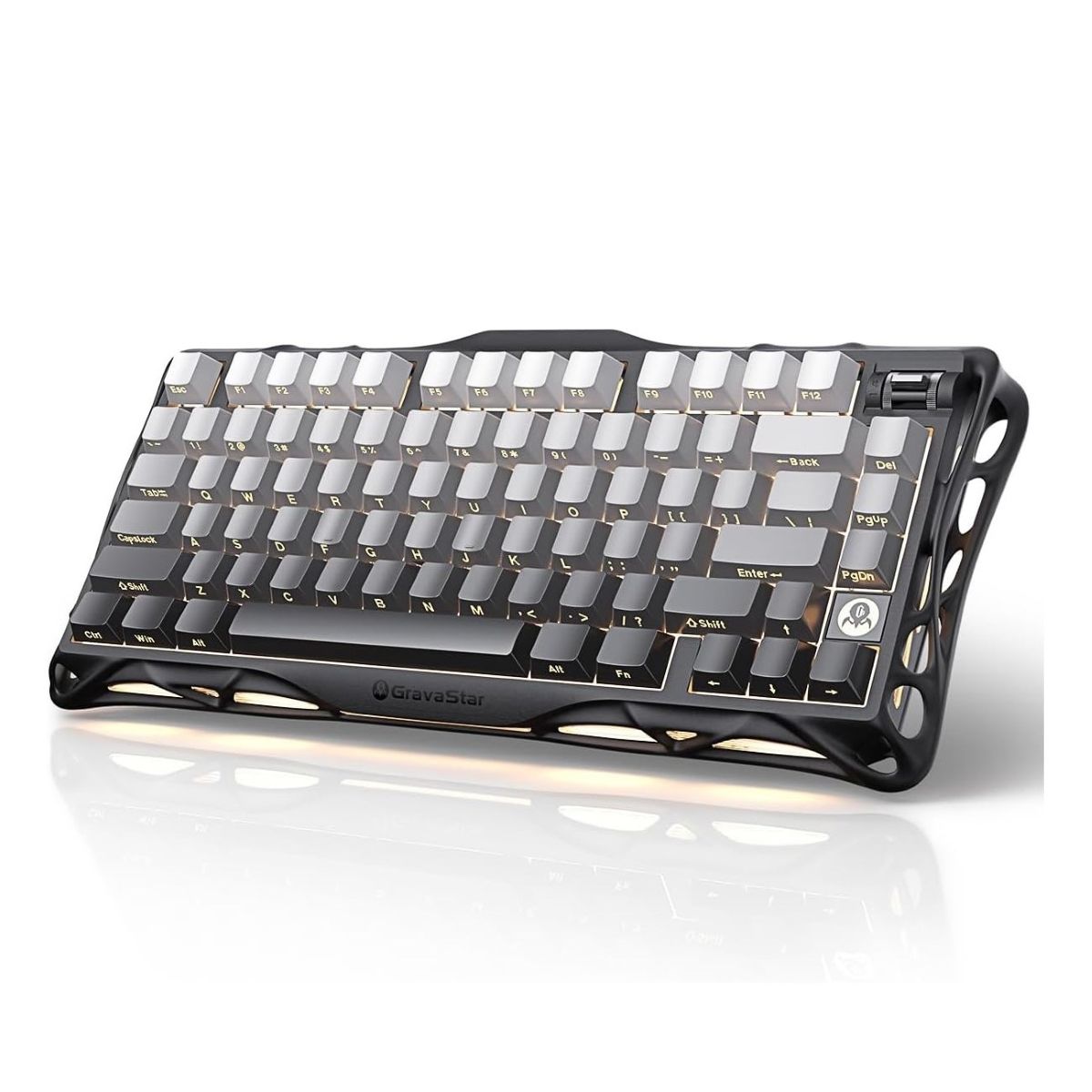 GRAVASTAR - Teclado Inalámbrico Mercury K1 75% GravaStar Black Grandiente