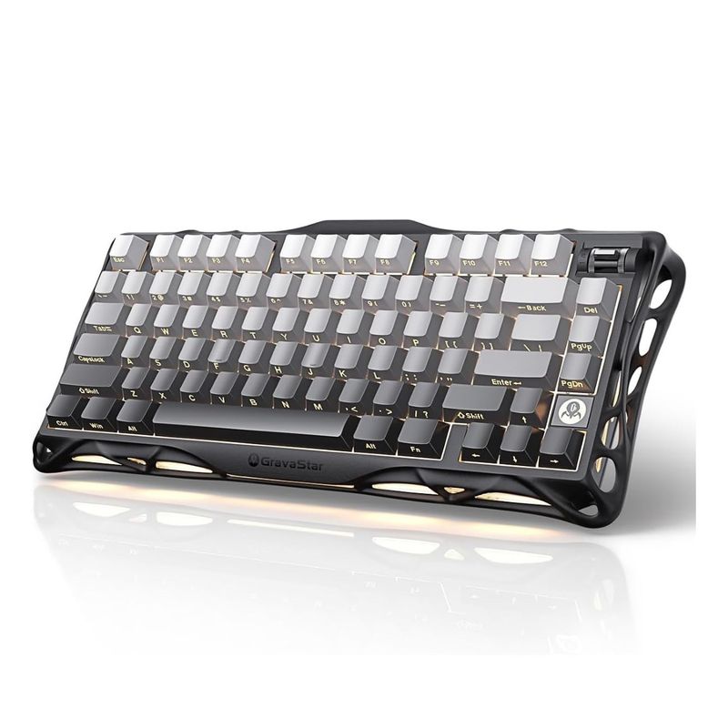 GRAVASTAR - Teclado Inalámbrico Mercury K1 75% GravaStar Black Grandiente