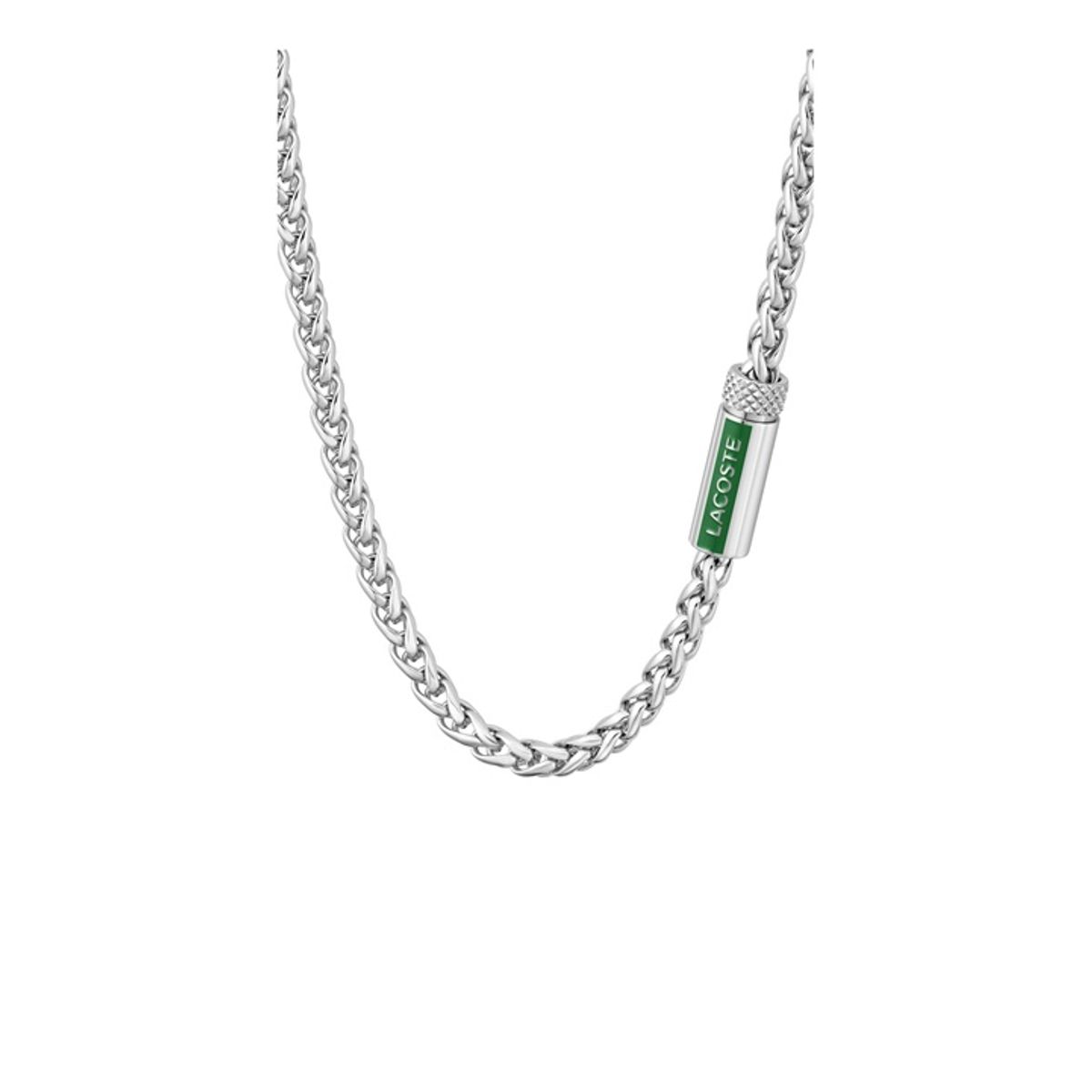 LACOSTE - Collar plateado de acero inoxidable SPELT LACOSTE