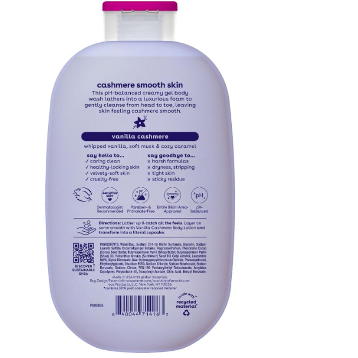 EOS - Eos Shea Better Body Lotion - Vanilla Cashmere  16 Onz