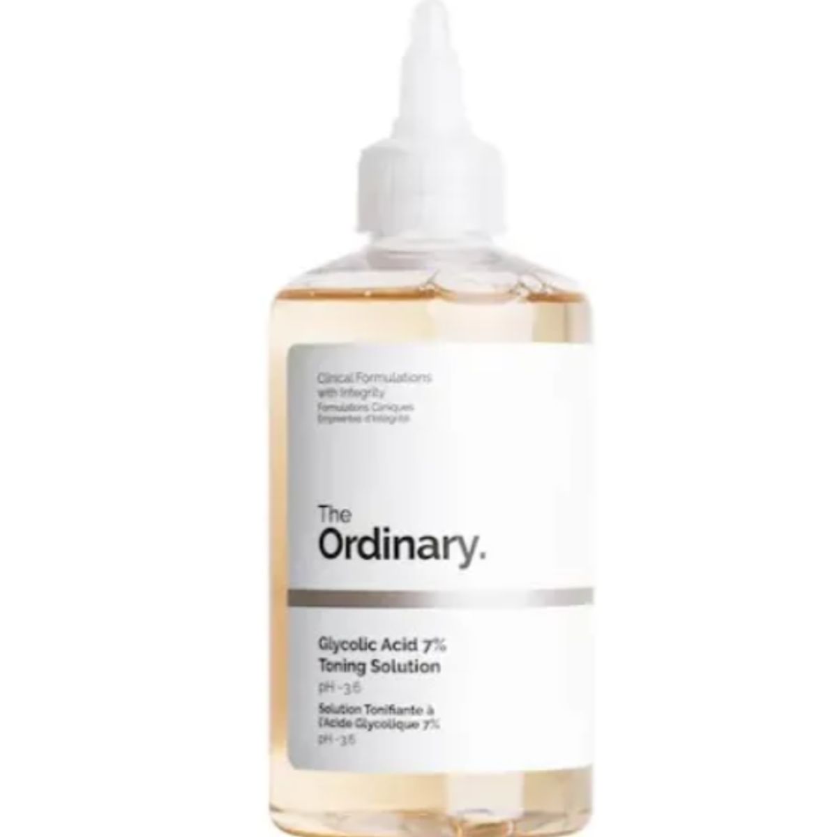 THE ORDINARY - Exfoliante Glycolic Acid 7% Toning Solution noche para todo tipo de piel de 240mL