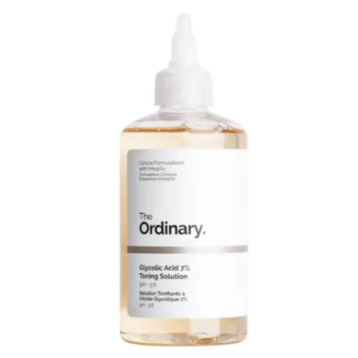 THE ORDINARY - Exfoliante Glycolic Acid 7% Toning Solution noche para todo tipo de piel de 240mL