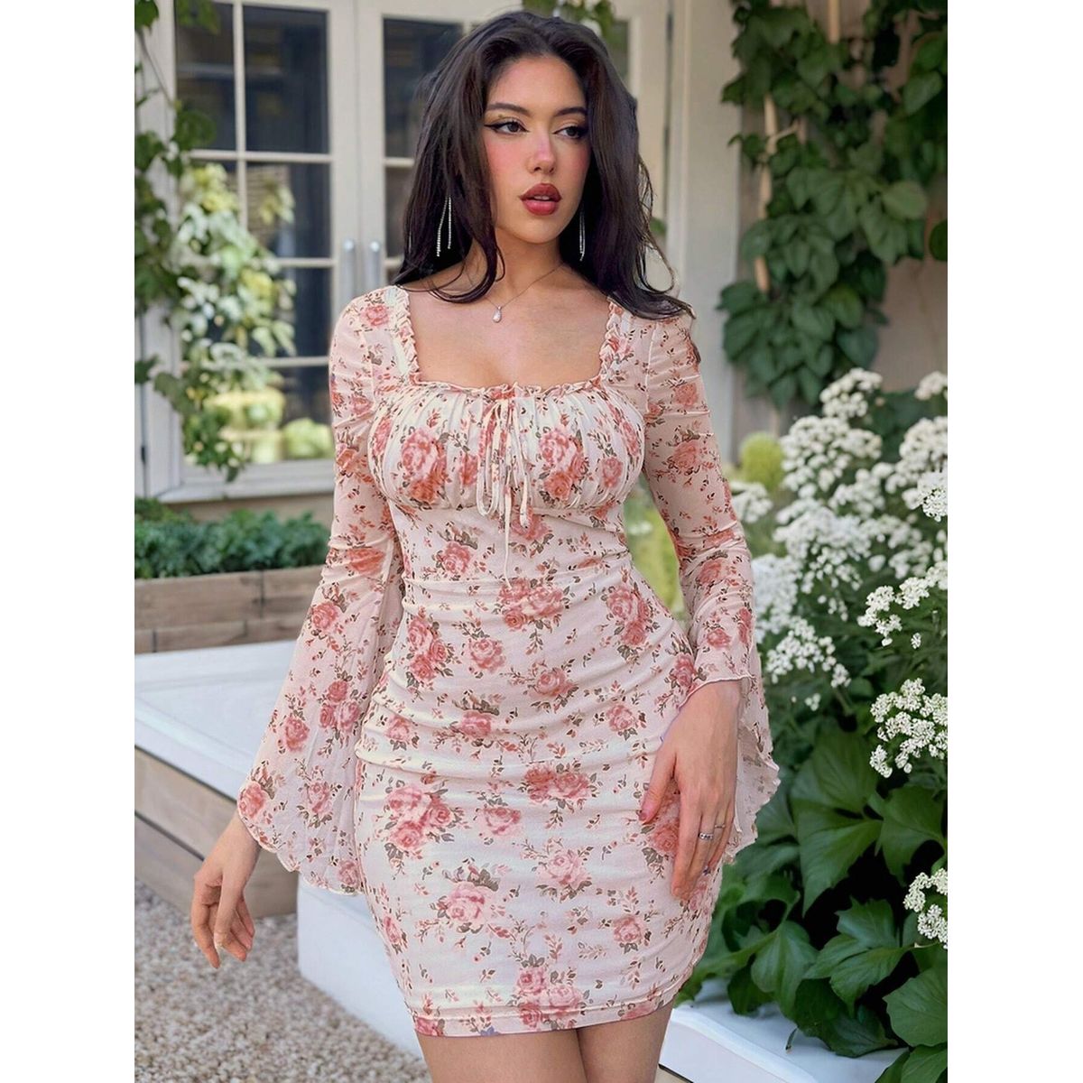 GENERICO - VESTIDO LOLITAS FLOREADA CASUAL