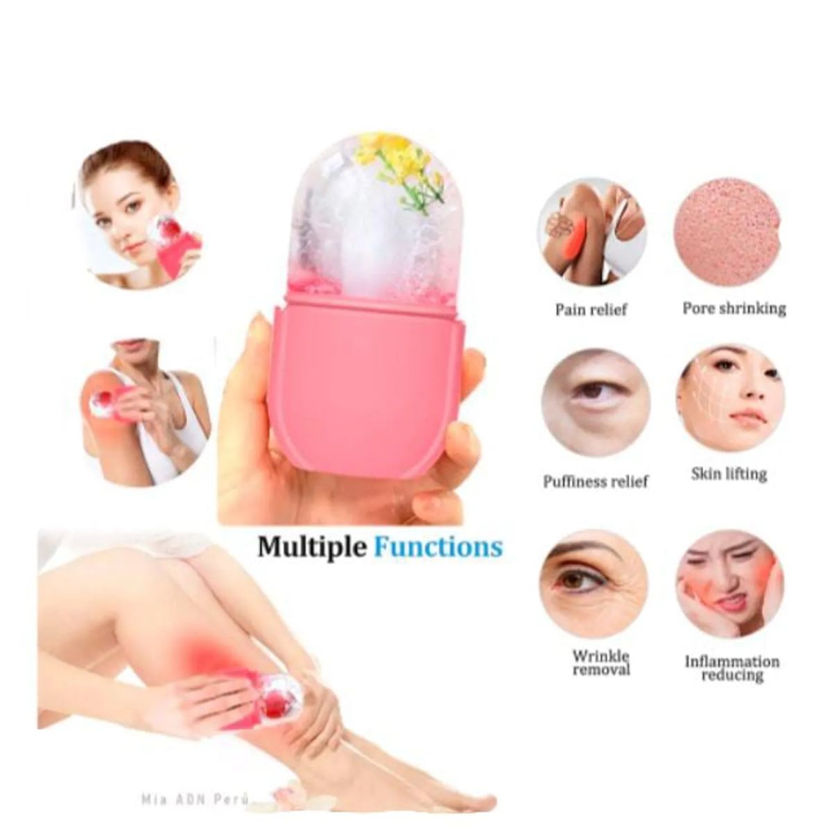 GENERICO - Molde Masajeador Facial para Hielo