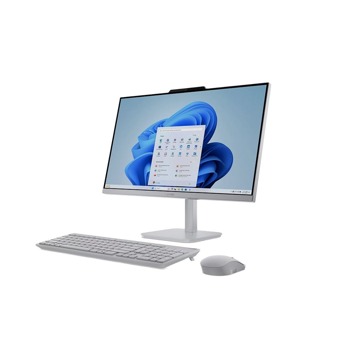 LENOVO - AIO Lenovo A100 23.8 Pulg FHD IPS Core i3-N305 hasta 3.8GHz 8GB DDR4-3200MHz SO-DIMM