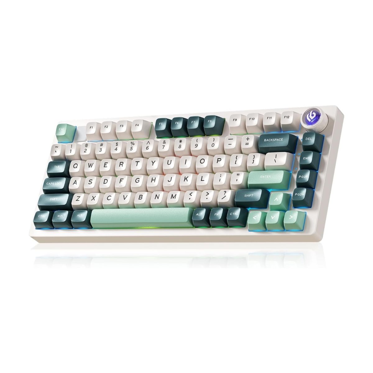 AULA - Teclado Inalambrico HI75C Pro LEOBOG by Aula Premium Green